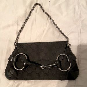 Gucci GG Canvas monogram Horsebit Clutch